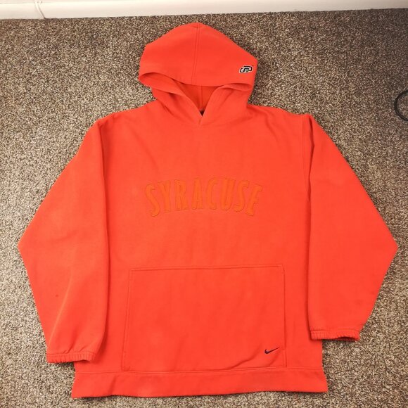 Vintage 2001 Syracuse Orangemen Hoodie Nike Embroidered - Main Image